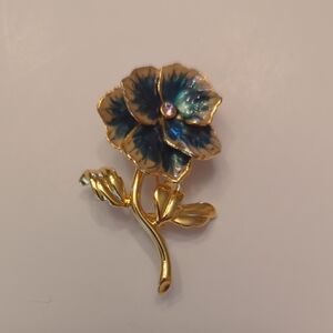 Vintage Joan Rivers Floral Brooch